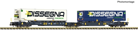 Fleischmann 825029 - N - Doppeltaschen-Gelenkwagen T2000 Dissegna, Wascosa, Ep. VI